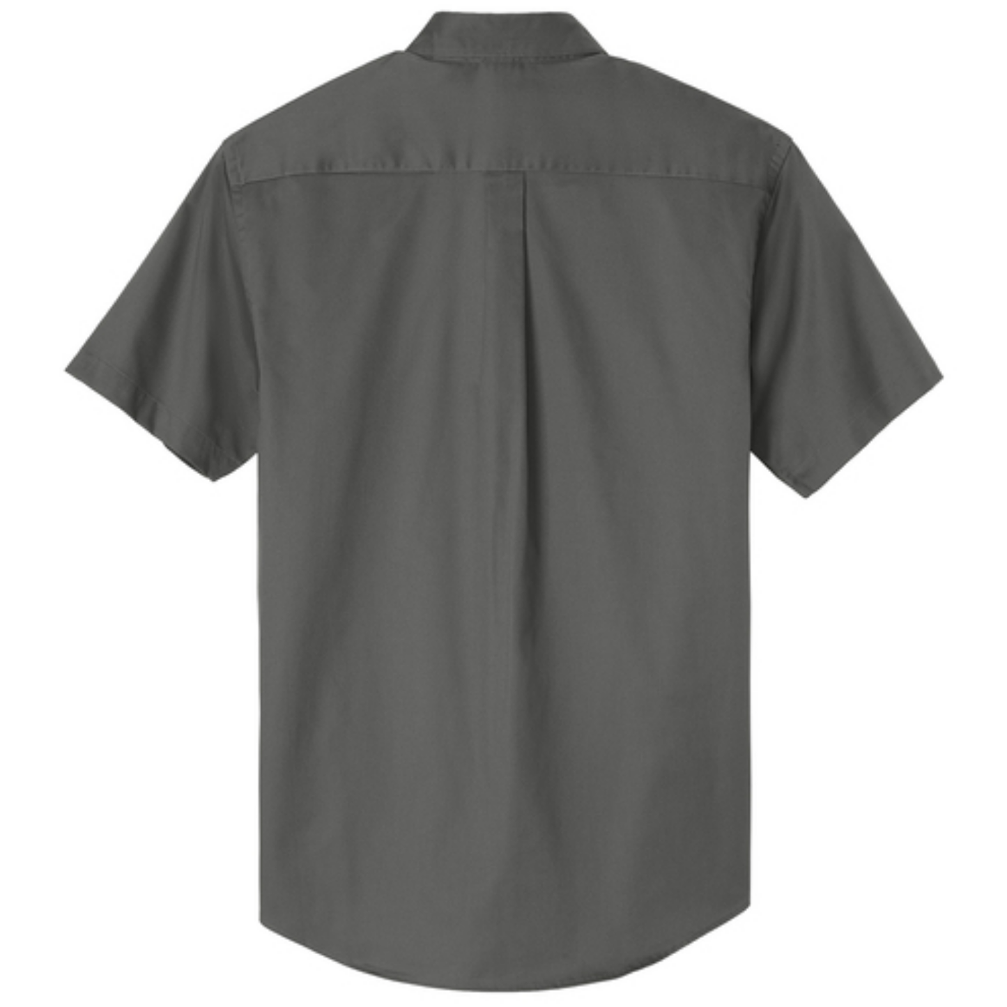 LINCOLN TECH INSTRUCTOR Port Authority® Tall Short Sleeve Easy Care Shirt with CUSTOM NAME - Steel Grey