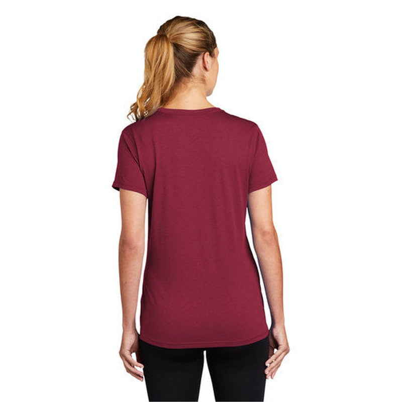 LINCOLN TECH - Nike Ladies Legend Tee - Team Maroon
