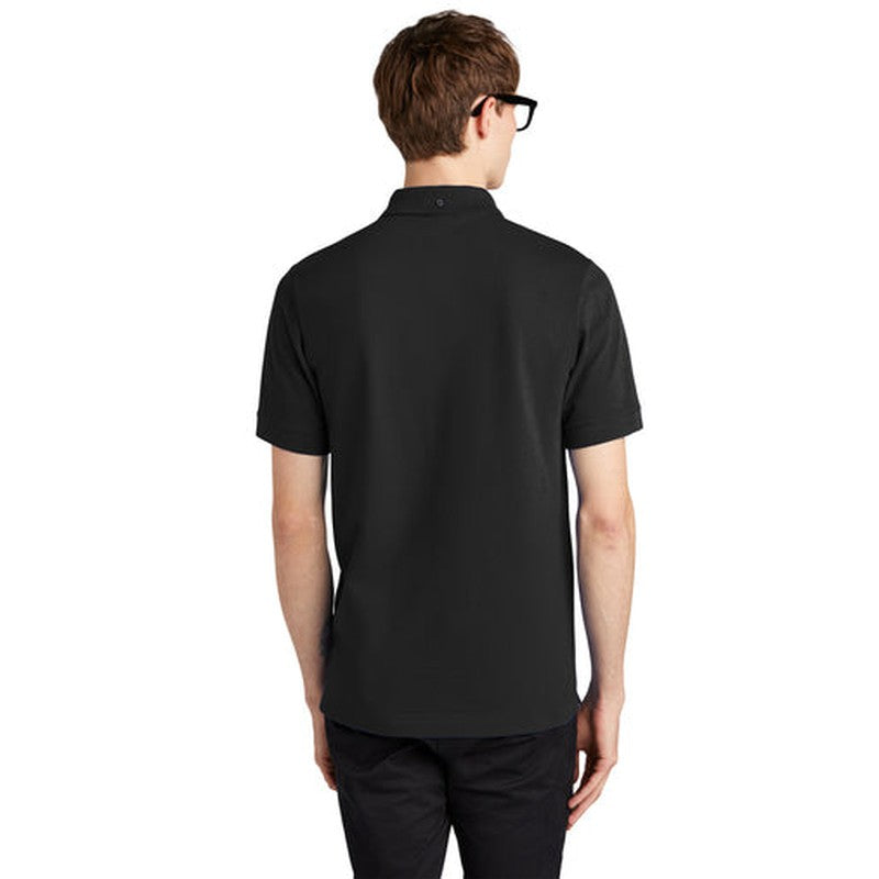 LINCOLN TECH - Mercer+Mettle® Stretch Heavyweight Pique Polo - Deep Black