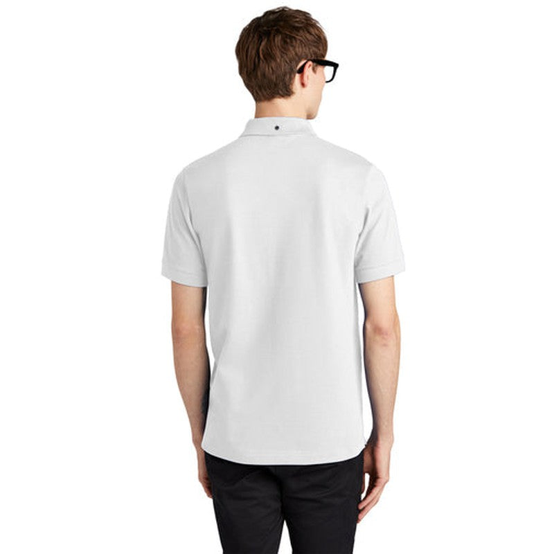 LINCOLN TECH - Mercer+Mettle® Stretch Heavyweight Pique Polo - White