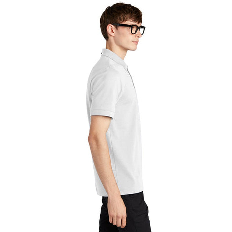 LINCOLN TECH - Mercer+Mettle® Stretch Heavyweight Pique Polo - White