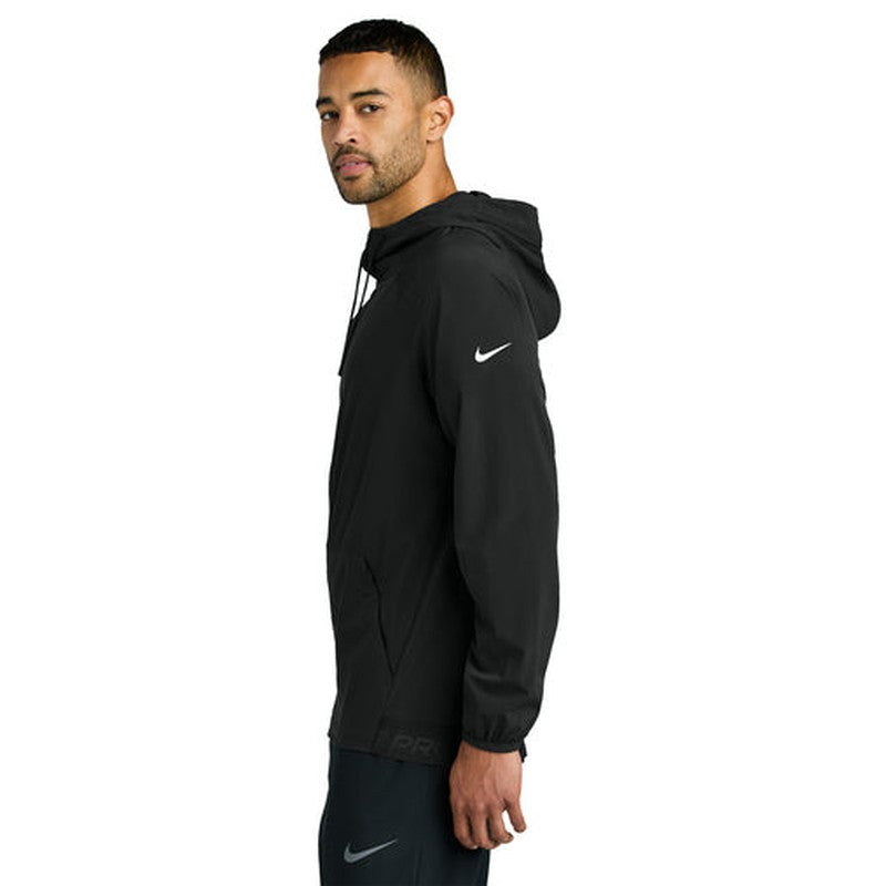 LINCOLN TECH - Nike Pro Hooded Jacket - Black