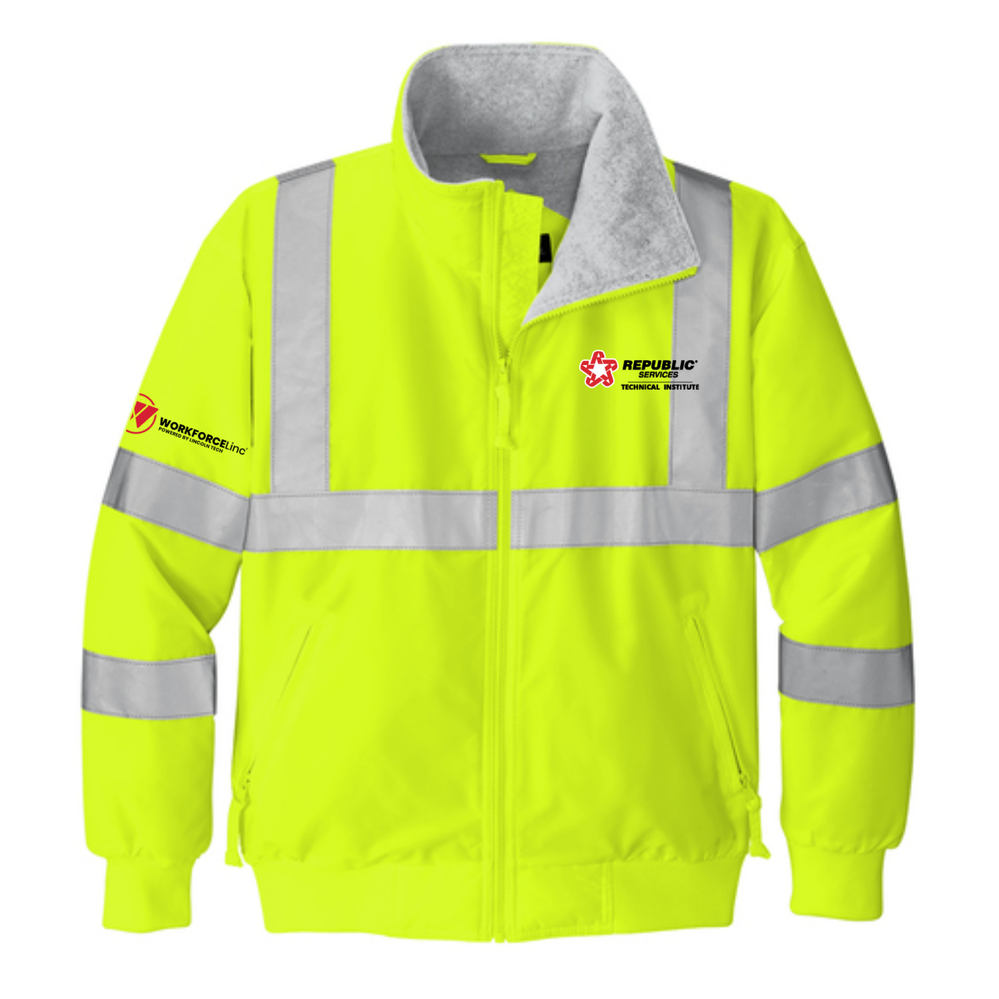 REPUBLIC SERVICES WORKFORCE Port Authority® Enhanced Visibility Challenger™ Jacket with Reflective Taping - Safety Yellow