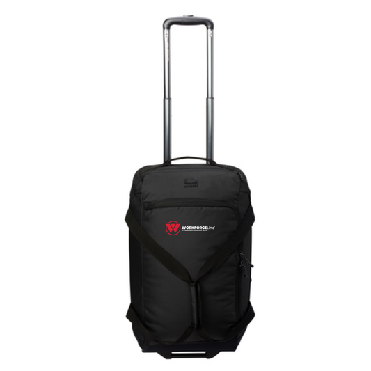 WORKFORCE OGIO ® Passage Wheeled Carry-On Duffel - BLACK