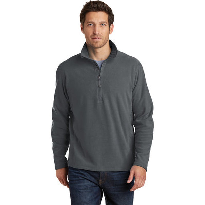 LINCOLN TECH - Eddie Bauer®1/2-Zip Microfleece Jacket - Grey Steel