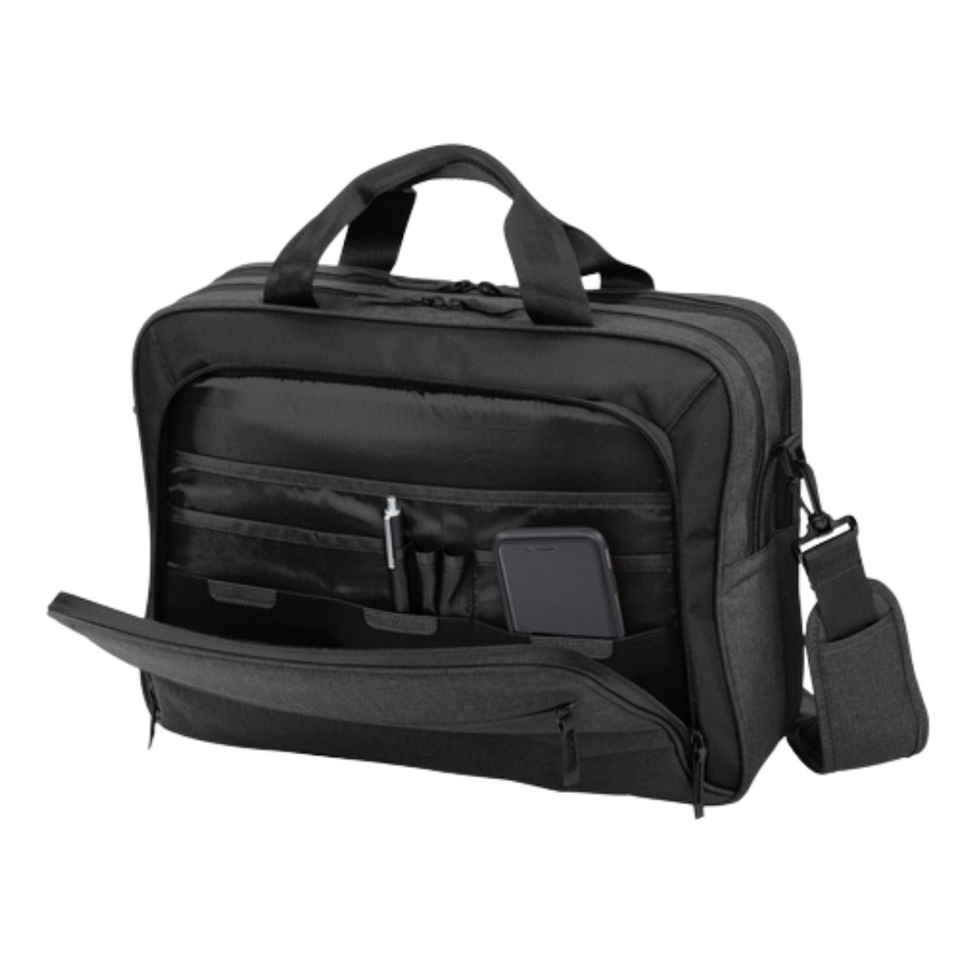LINCOLN TECH Port Authority® Exec Briefcase - Graphite/Black