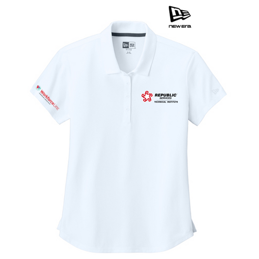 REPUBLIC SERVICES WORKFORCE New Era® Women’s Power Polo - White