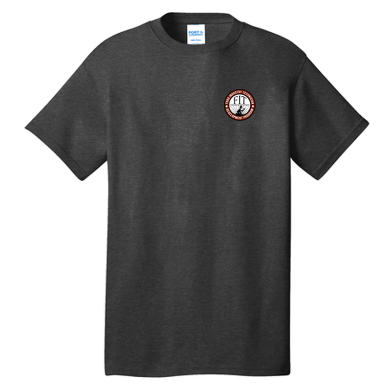 FIT Port & Co™ Core Cotton Tee - Black Heather