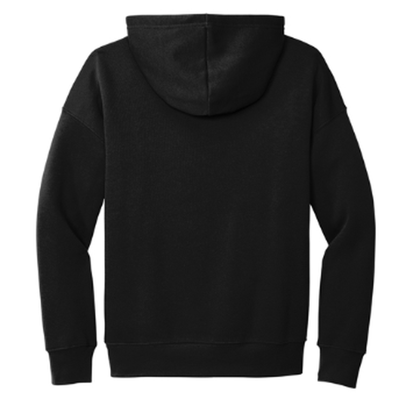 FIT BELLA+CANVAS® Unisex Sponge Fleece Pullover DTM Hoodie - Black