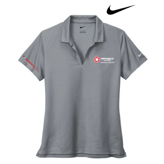 REPUBLIC SERVICES WORKFORCE Nike Women's Dri-FIT Micro Pique 2.0 Polo - Cool Grey