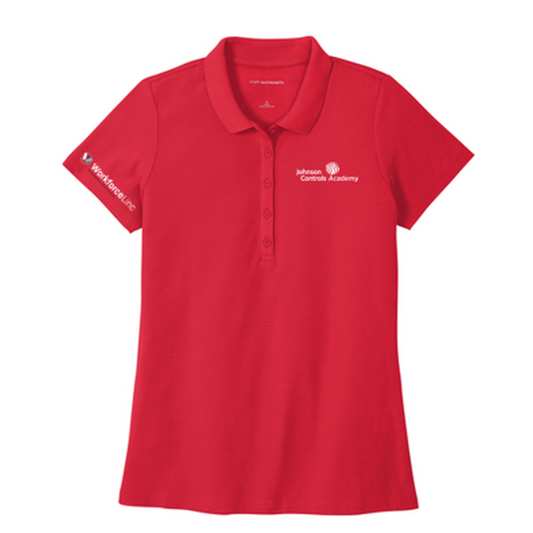 JOHNSON CONTROLS WORKFORCE LADIES SuperPro React ™ Polo - RED