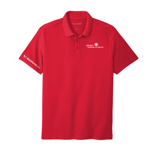 JOHNSON CONTROLS WORKFORCE MEN'S SuperPro React ™ Polo - RICH RED