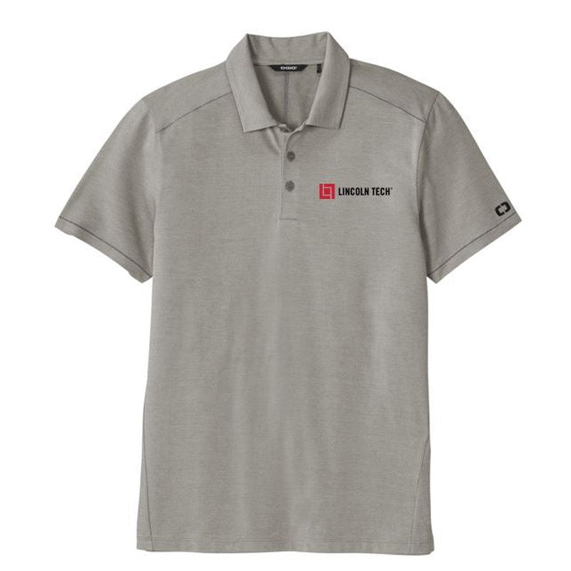 LINCOLN TECH MEN'S OGIO ® Code Stretch Polo - Tarmac Grey Heather